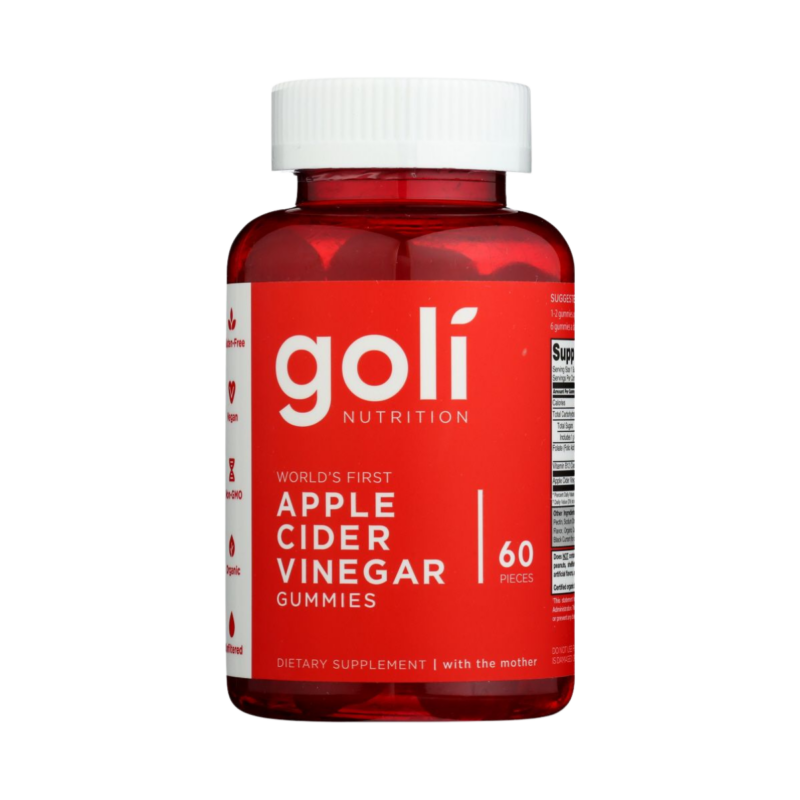 goli apple cider vinegar gummies